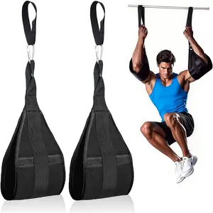 Ab Straps for Pull Up Bar: Hanging Ab  Sling Straps for Pull up Arm Workout Support for  and  Raises  Gym &