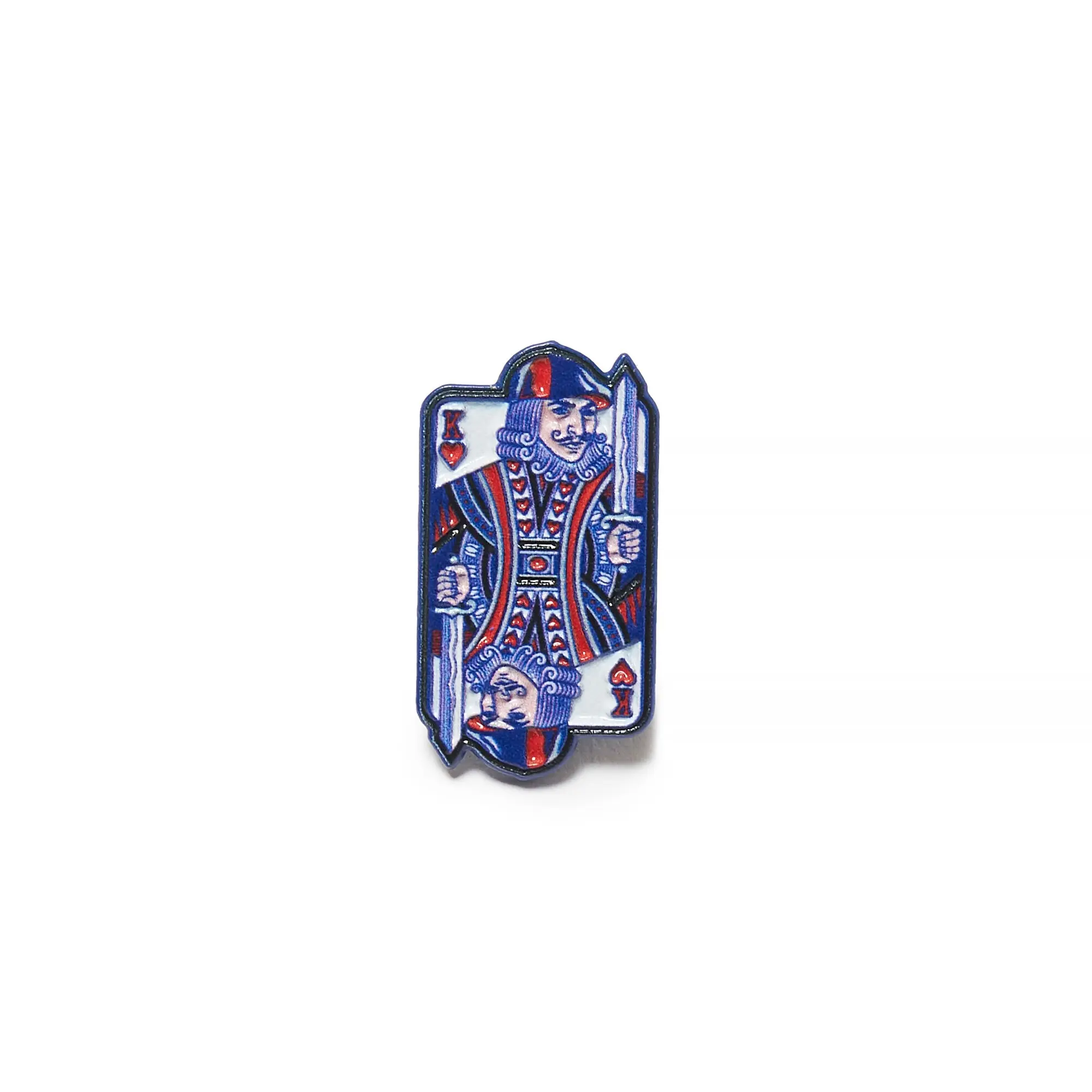 Boston Scally The King of Hearts Playing Card Cap Pin