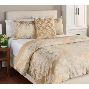 Hotel du Cobb Jacquard Damask Comforter Set by Dennis Basso - Twin
