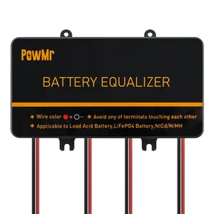 PowMr Battery Equalizer 48V - Battery Voltage Balancer,for 4×12V or 8×12V or More Battery Bank Extend Battery Life 1 Year and More, Support Gel Flood AGM Battery HA02 Balancer