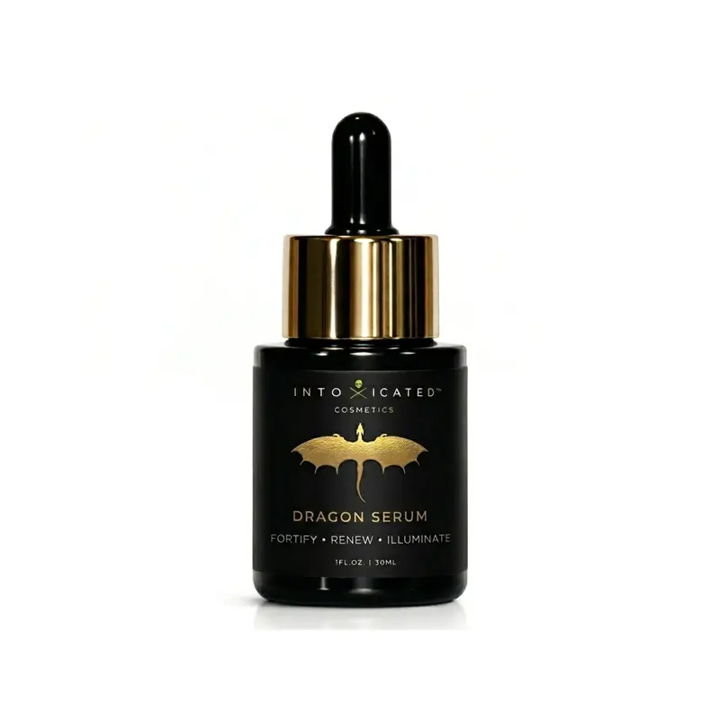 Intoxicated Cosmetics Dragon Serum | Longevity Antioxidant Serum with Astaxanthin, Dragon's Blood, Ashwagandha & Ergothioneine for Firming, Hydrating, Barrier Support, and Defense Against Aging & Environmental Stressors