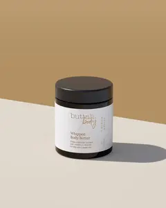 [Buttah Skin] Buttah Body Scented Whipped Body Butter For Ultra Moisturized Skin 4oz Hydrating Moisture With Vitamins A B And E Daily Organic Shea Butter