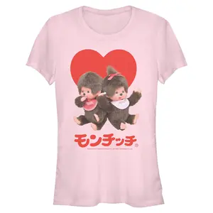 Junior's Monchhichi Cutest Duo Ever Photo T-Shirt