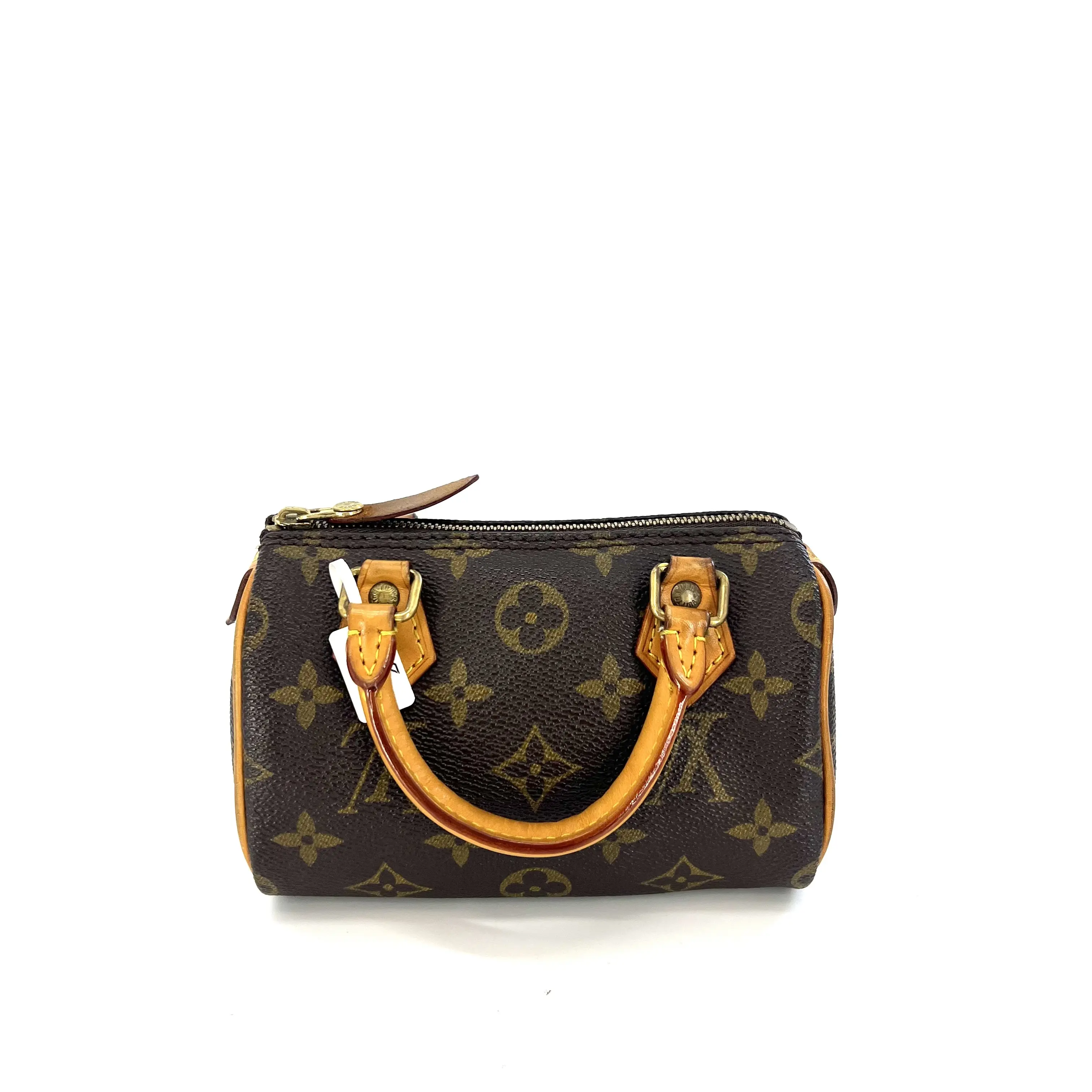 Pre-owned Louis Vuitton Canvas Mini Bags Monogram Nano Speedy B00241 NO1