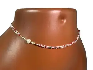 (45 Inches) Auntie Ama’s Triple Grace Waist beads (1 strand)