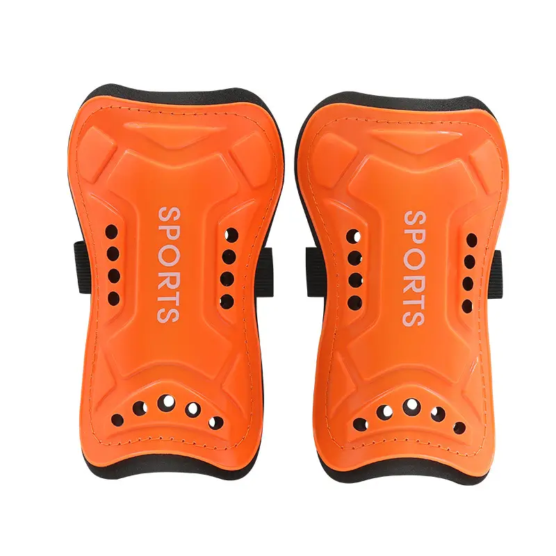 Football shin guards, thickened multi-hole foot guards, sports calf socks with straps, football equipment Football shin guards, thickened multi-hole foot guards, sports calf socks with straps, football equipment