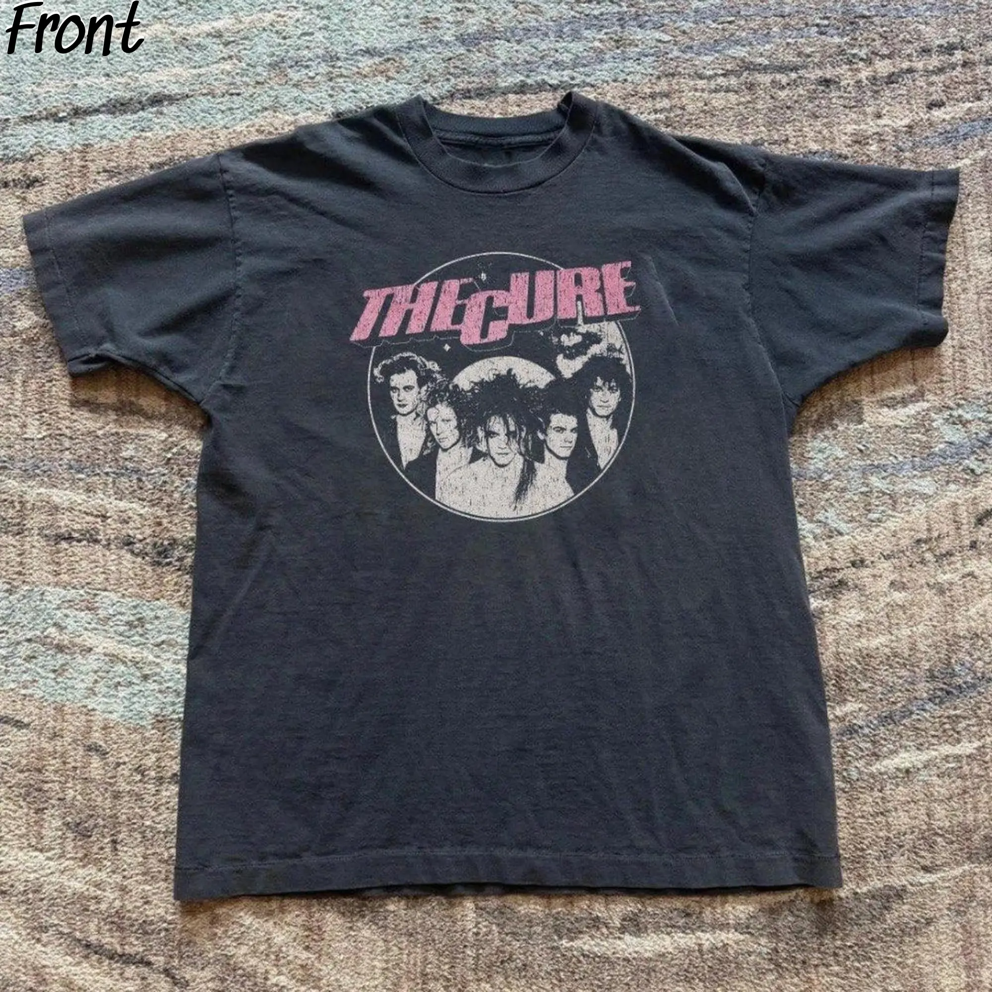 Vintage The Cure English Rock Band Graphic Tee, Music Shirt, 70s Rock Music Shirt, The Cure Tributed Merch, Disintegration Merch, The Cure Tour Merch, 90s Nostalgia, Y2K Grunge Gothic Tees, Aesthetic Shirt