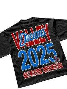 Men's Vintage Print T-Shirt Features an auto repair shop design with “Dream Valley” lettering 100% cotton fabric Machine washable Casual and comfortable fit