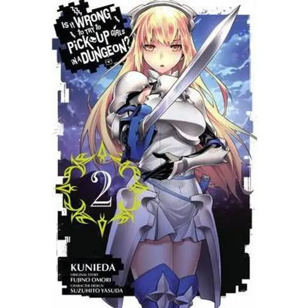 USED Book - Is It Wrong to Try to Pick Up Girls in a Dungeon?, Vol. 2 (Manga) by Omori, Fujino (Paperback) - english
