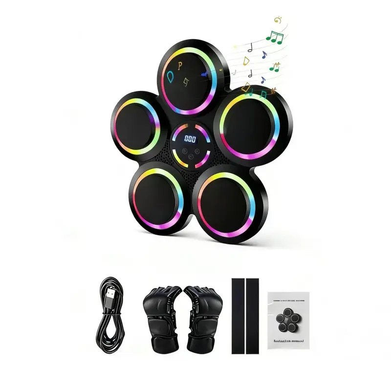 Smart Bluetooth-compatible Boxing Machine, Wall Mounted Boxing Mat, Boxing Pad, Music Boxing Target, Boxing Speed Trainer, Home, Indoor, and Gym Music, Exercise Coordination