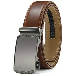 【Flash Sale】 Ratchet Belt for Men - Customizable Fit 35mm Leather Belt with Effortless Style & Maximum Durability for Jeans