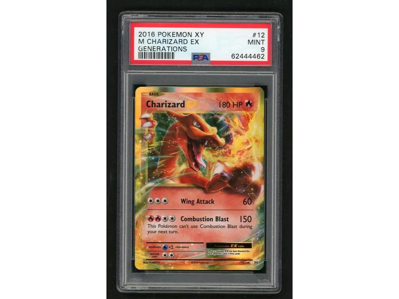 2016 Pokemon XY Generations M Charizard Ex #12 PSA 9