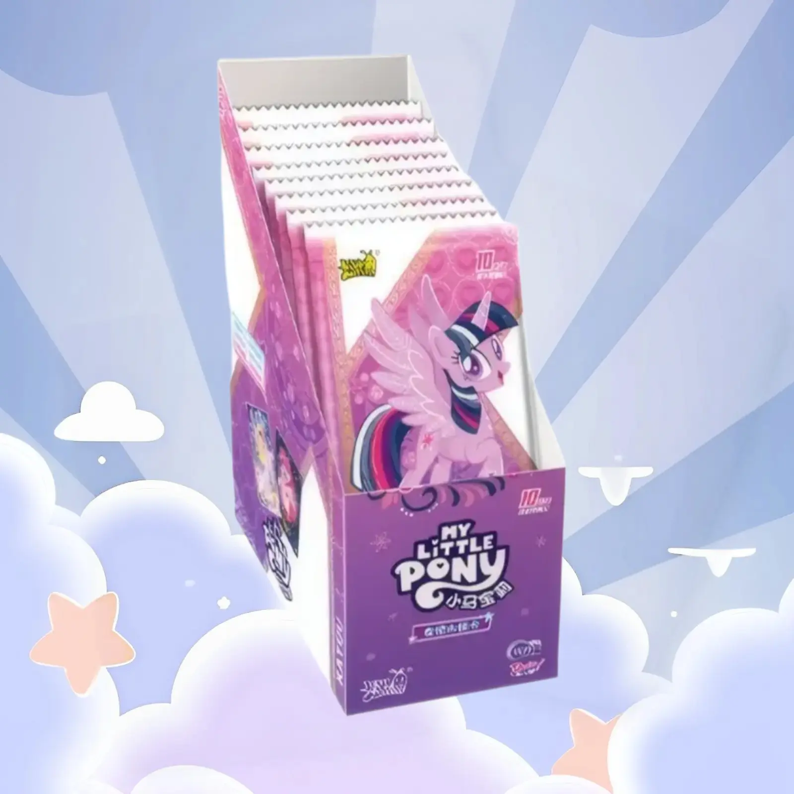 My Little Pony Friendship Eternal Moon Edition Wave 6 Trading Cards, Simplified Chinese, Cute Collectible Blind Pack, Mystery Pony Cards for Fans & Gifts