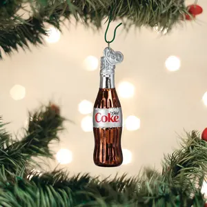 Diet Coke Mini Bottle Ornament - Decorative Decoration for Christmas Tree