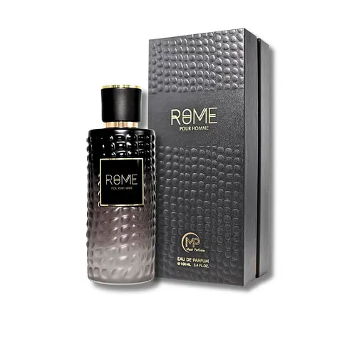 Men's Rome Pour Homme Woody EDP Liquid Cologne - 3.4 fl oz (3 to 3.9 fl oz Range), Long-Lasting Aromatic Woody Fragrances with Coumarin, Sweet Vanilla, Alcohol, Fresh Scent for Adults, Luxurious Men's Fragrance