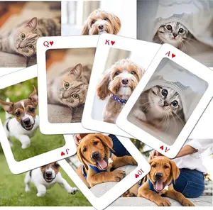 Full-Print Custom Playing Cards, Personalized Playing Cards with Photo, Ideal for Gifts, Parties and Special Occasions