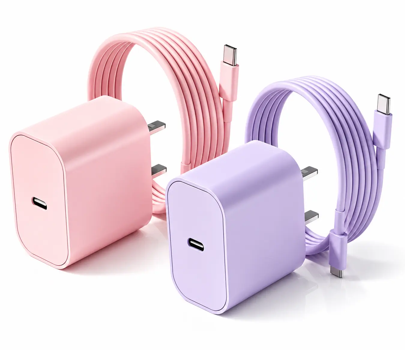 2-Color iPhone 17 16 15 Charger Fast Charging 10FT - 20W USB C Charger Block with 10FT Type C to C Cable Compatible with iPhone 17/17 Pro/17 Pro Max/Air/16/16e/15, iPad Pro, iPad Air