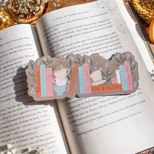 Jane Austen Bookshelf Soft Touch Bookmark