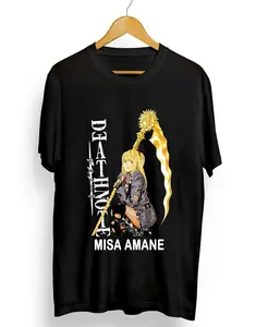 Misa Amane shirt Death Note L New shirt,2022 Graphic Anime Size S to 3XL