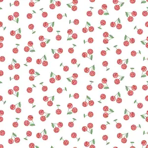 Fabric Dear Stella Cherry Disco Balls Shimmer by the Quarter Yard STELLA-D3268