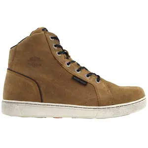 HARLEY-DAVIDSON FOOTWEAR Mens Bateman High Lace Up Sneakers Shoes Casual - Brown
