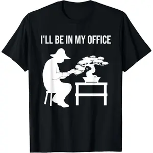 [100% Cotton] Funny Bonsai Tree Design for Men Women Japanese Gardening T-Shirt