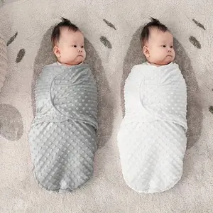 Baby Pure Color Bean Bag Blanket, Newborn Soft Breathable Wrap Swaddle, Cozy Comfortable Security Blanket, Perfect Baby Shower Gift