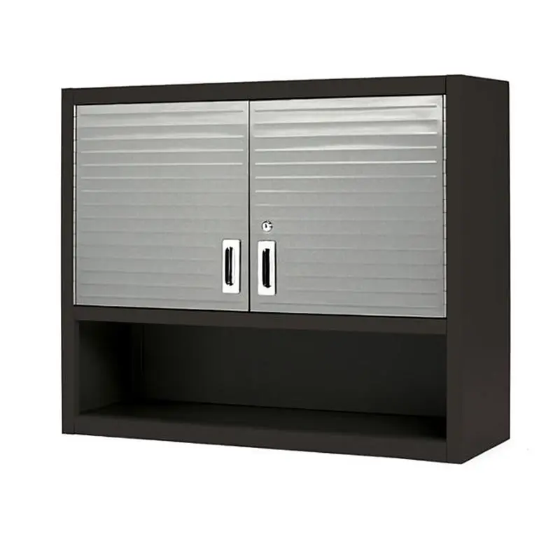 Seville Classics UltraHD Wall Cabinet with Open Shelf - Heavy-Duty Storage for Your Workshop or Home