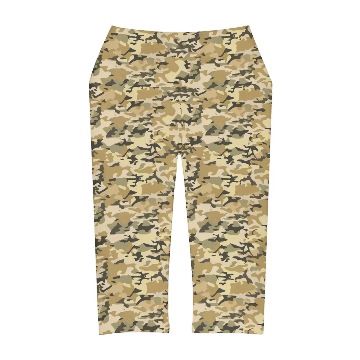 Dessert Camo #4 Yoga Capri Leggings
