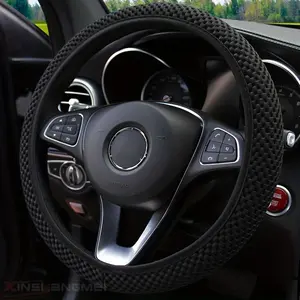 Car Steering Wheel Cover, Breathable Non-slip Car Steering Wheel Protector, Universal Automotive Car Interior Decoration Accessories for Women & Men
