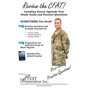 USED-Review the CFAT: Complete Canadian Forces Aptitude Test Study Guide and Practice Test Questions by Complete Test Preparation Inc. (Paperback)