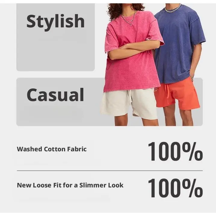 Oversized T-shirts for Men Gym Vintage Heavyweight T-shirts Cotton Workout Acid Wash Baggy Tees Half Short Sleeve Summer Top Casual Loose Fit Solid Streetwear Comfortable Tees Oversized T-shirts for Men Gym Vintage Heavyweight T-shirts Cotton Workout Acid Wash Baggy Tees Half Short Sleeve Summer Top Casual Loose Fit Solid Streetwear Comfortable Tees