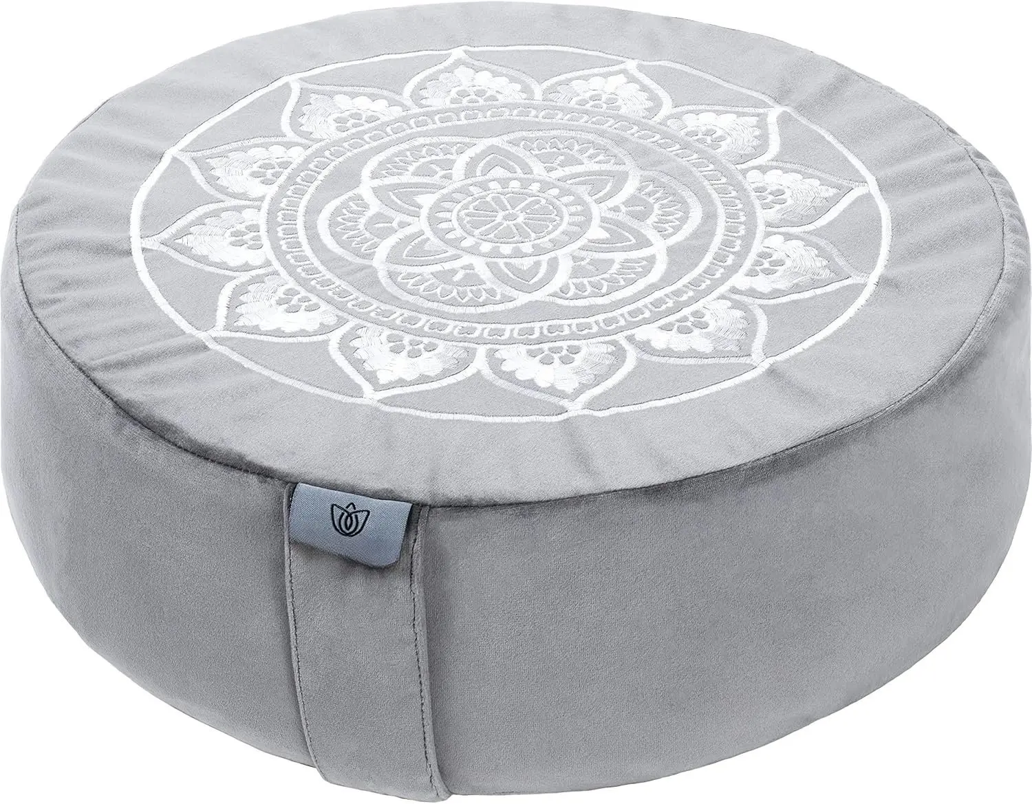 Meditation Cushion - Comfortable Floor Pillow - Traditional Tibetan Meditation Pillow with Beautiful  Cover - Large Floor Cushion Seating for Adults -  Yoga Buckwheat Bolster
