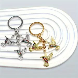 1/20pcs Hummingbird Keychain, Bird Ornament for Women and, Bag, Car, Wallet Accessory