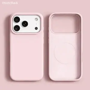 Luxury New Macaron Color Magnetic Protective Shockproof Phone Case Cover Suitable for iPhone 17 Pro Max 17 Air 17 16 15 14 Plus 13 12 11 Pro Max, Double layer Shell Design, Very Good Protection for Mobile Phones, Gift for iPhone Users