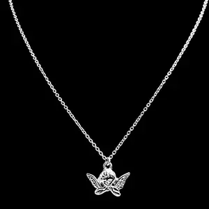 Silver Cherub Necklace