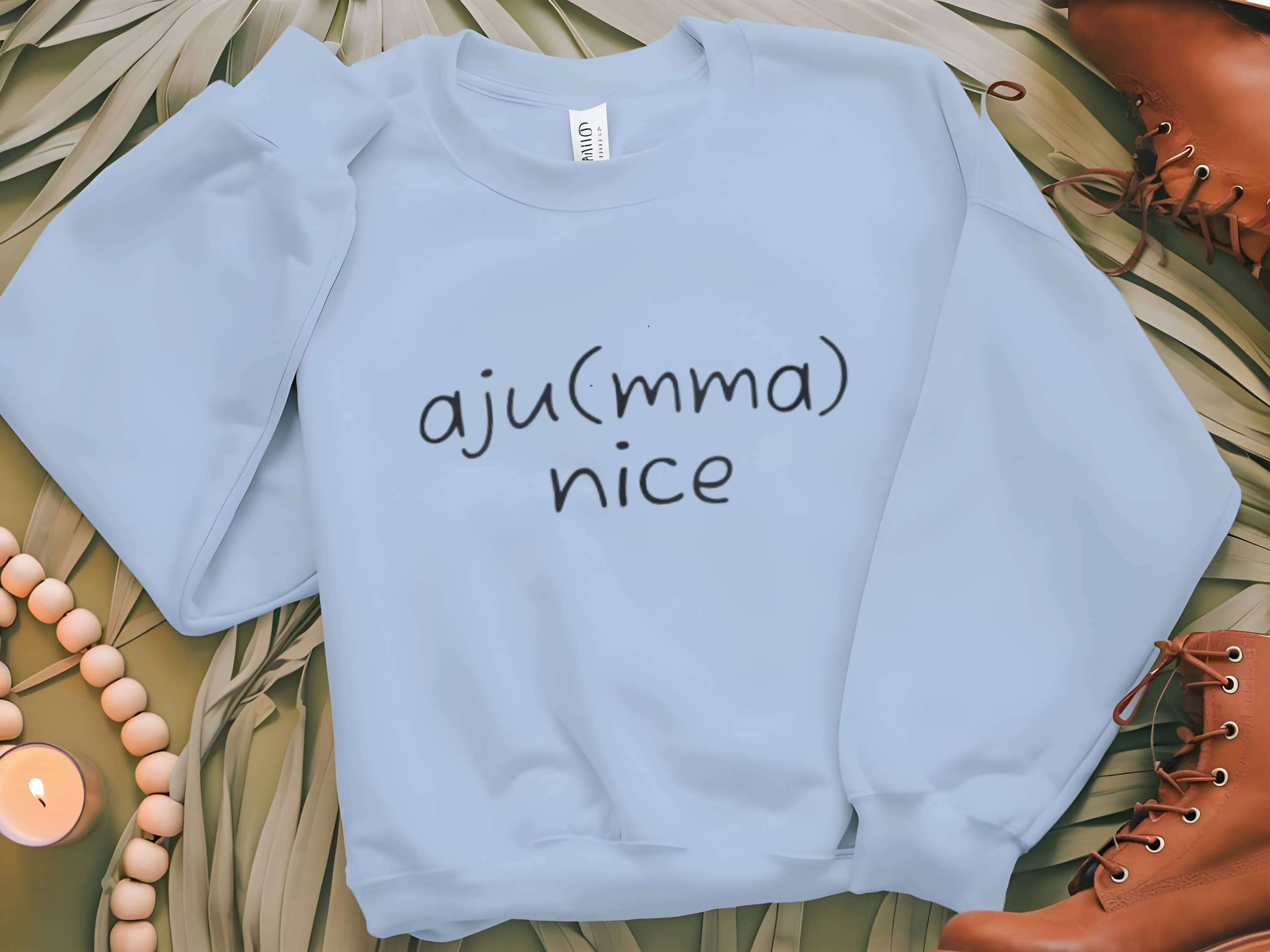 Aju(mma) Nice Unisex Sweatshirt, Seventeen Fans, Aju Nice, Very Nice, Gift For Seventeen Fans, Right Here World Tour, Comfy Sweatshirt Crewneck
