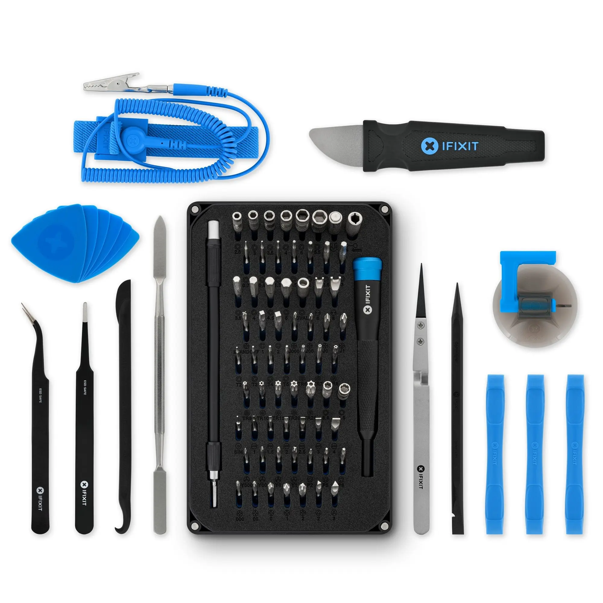 iFixit Pro Tech Multi Tool Kit - Basic Portable Mechanics Full Set, Tools and Gadgets for EDC Gear, Consumer Device DIY Repairs