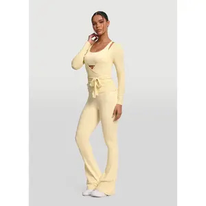 Seamless Pilates Wrap Top