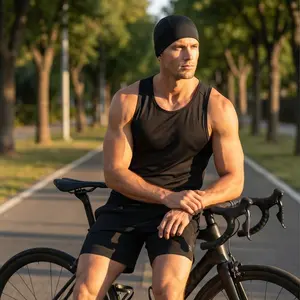 Unisex Plain Stretchy Skull Cap - Multifunctional Helmet Liner, Summer Sport Beanie, Biking Accessory, Modest Peci, Gift for Loved Ones