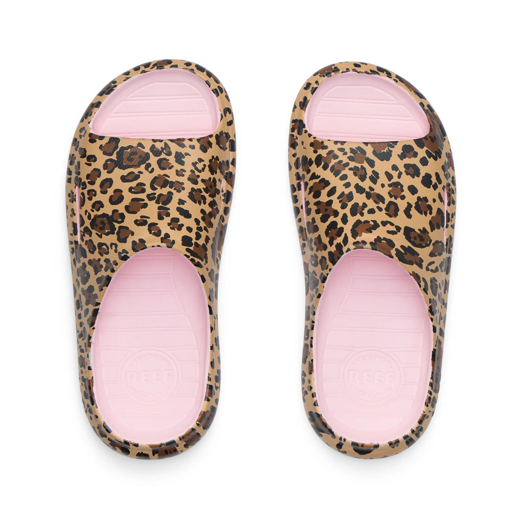 Kids Rio Slide Cheetah | Water-Friendly Kids Shoes | REEF Sandals