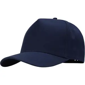 Vintage Trendy Trucker Hat, Structured 5-Panel Snapback Hat, Adjustable Cotton Solid or 2-Tone Baseball Cap Men n