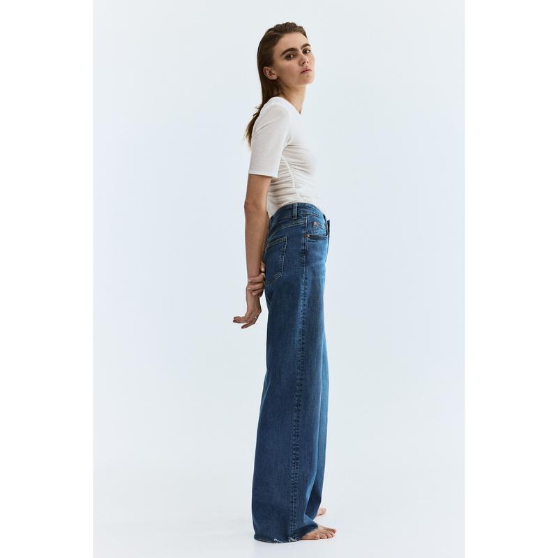 H&M Wide High Waist Jeans