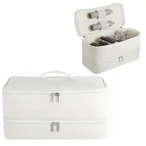 Double Layer Storage Case For Shark Flexstyle, Travel Carrying Case For Shark 430/440 Flexstyle, Organizer Bag For Shark Flexstyle/Dyson Airwrap Styler Attachments