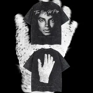 BoostedStyle - Michael Jackson V2 Graphic T‑Shirt, Pop Music Graphic Hoodie, Y2K Hip-Hop tee, Mexico style menswear
