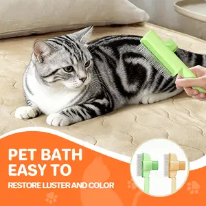 Pet Flea Comb for Cats and Dogs Fine Tooth Stainless Steel Grooming Tool for Flea Tick and Dander Removal Ideal for Pet Grooming at Home