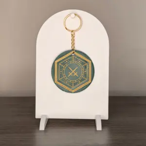 Arcadian House Keychains - House Veridian & Feathered Host Sigil Keychains Fan Made 3D Printed