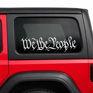 We The People Vinyl Decal Car Truck Sticker Car Accessories