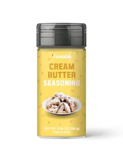 Funtable Cream Butter Seasoning (5.64oz) - Sweet & Creamy Butter Flavor Powder, Easy to Use Perfect Seasoning for Chicken, Nuggets, Popcorn, Nachos & More.