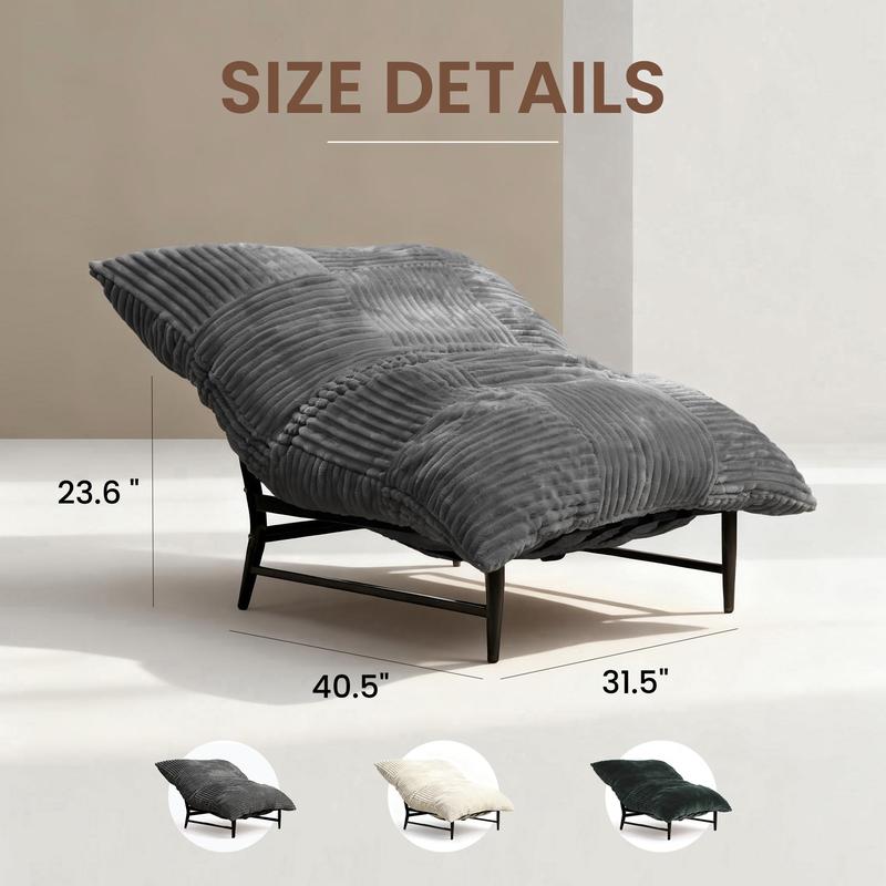 【versatile】Oversized Bean bag chair lazy sofa with base, 4 in 1 Convertible Bean Bag Couch with Base, Comfy Boneless Couch, soft and Comfortable Recliner Sofa Bed with Removable Upholstery for Living Room, or Bedroom